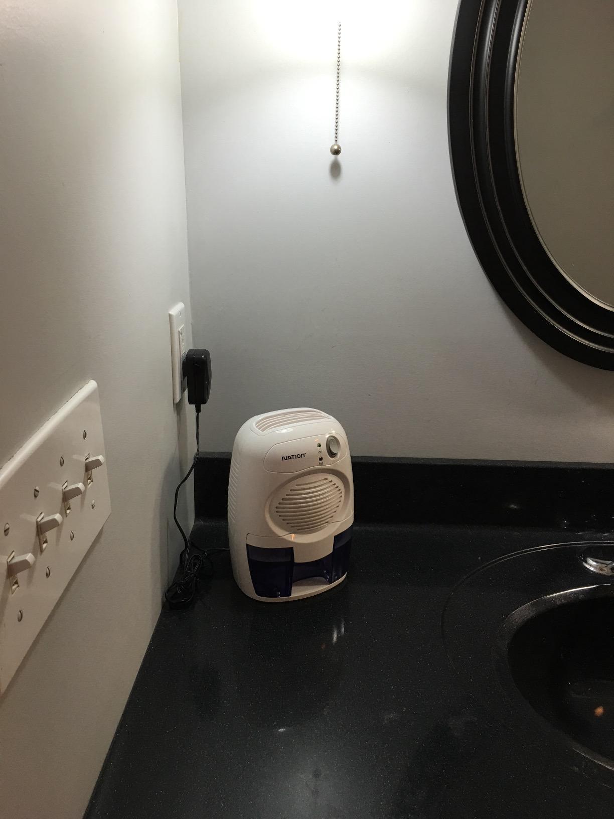 Ivation IVADM10 Powerful Small-Size Thermo-Electric Dehumidifier - for Smaller Room, Cupboard, Basement, Attic, Stored Boat, RV, Antique Car,White customer photo 2
