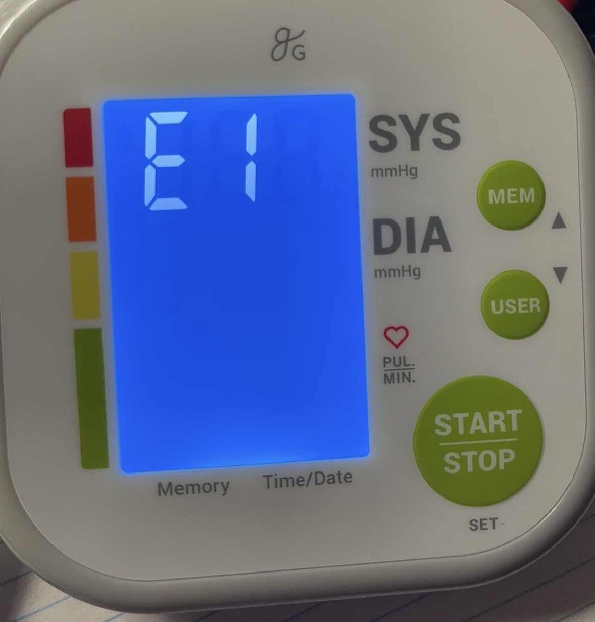 Greater Goods Upper Arm Blood Pressure Monitor for Home Use, Automatic customer photo 1
