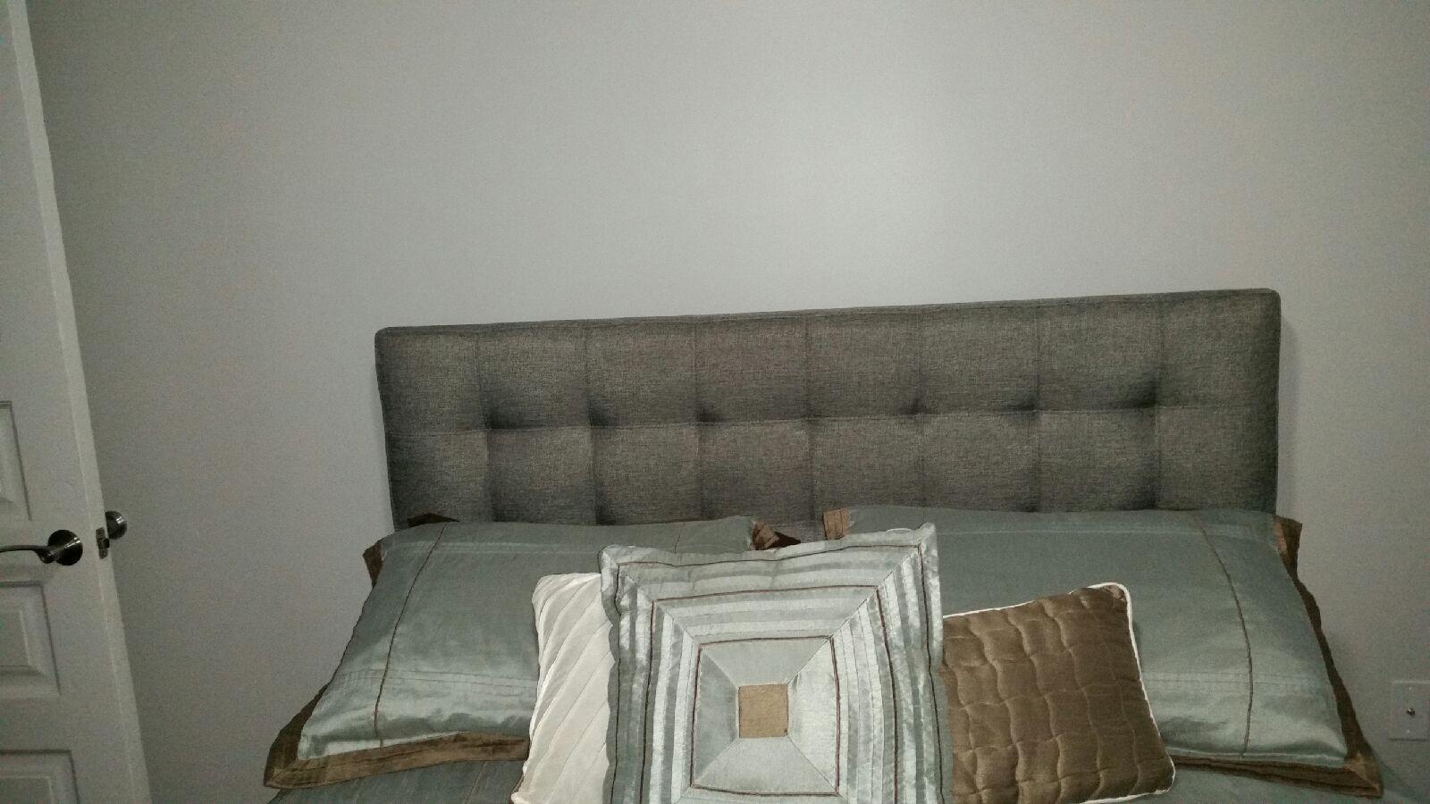 Modway Lily Tufted Linen Fabric Upholstered King Headboard in Ivory customer photo 1