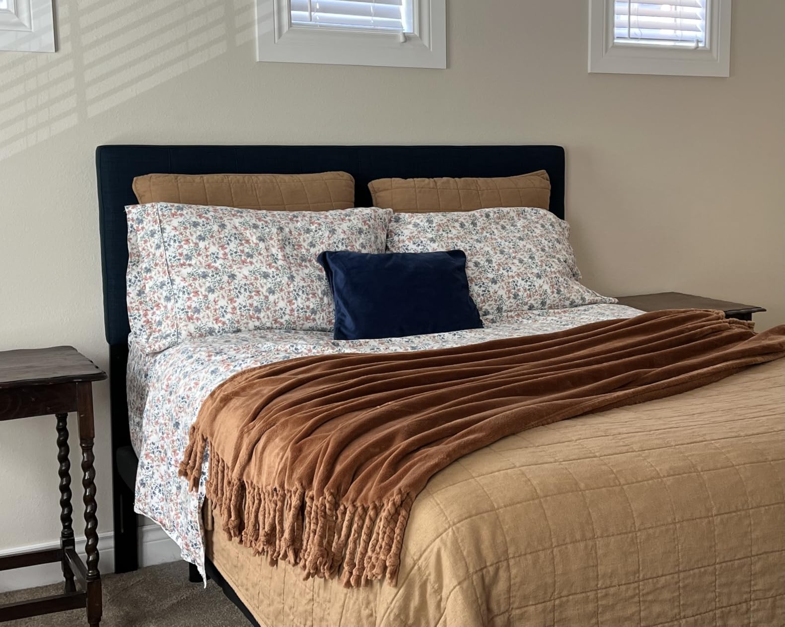 Modway Lily Tufted Linen Fabric Upholstered King Headboard in Ivory customer photo 2