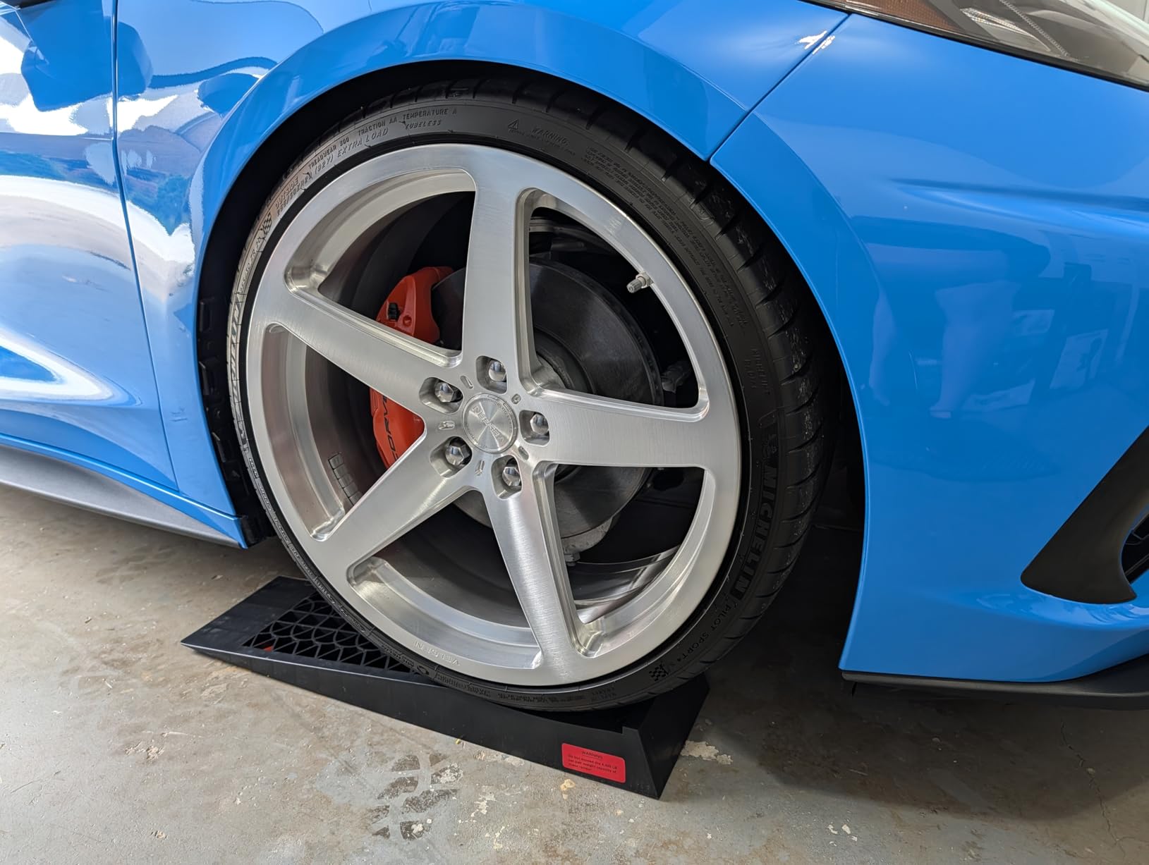 Low Car Ramps for Oil Change, 5,000 lb GAWR, 2.5