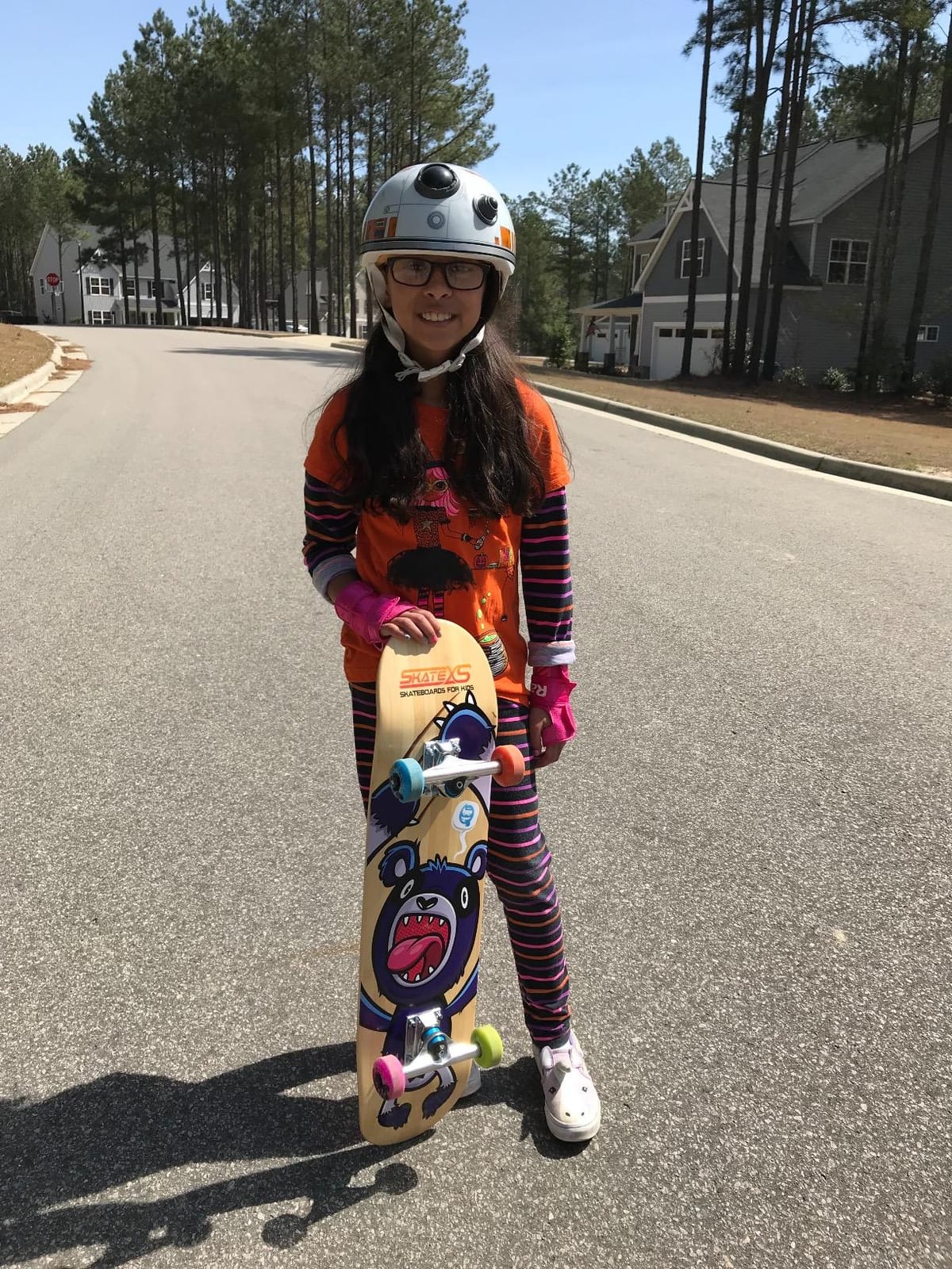 SkateXS Beginner Panda Street Kids Skateboard customer photo 2