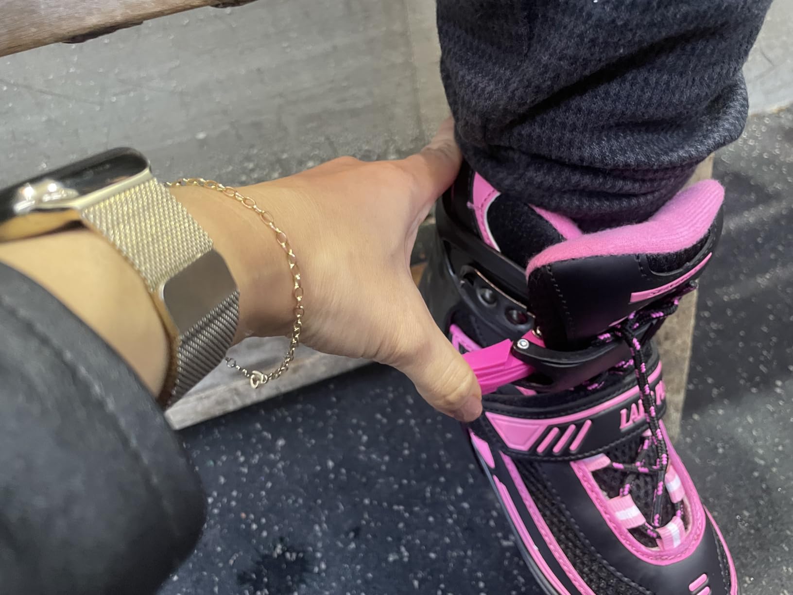 Lake Placid Summit Adjustable Youth Ice Skates customer photo 2