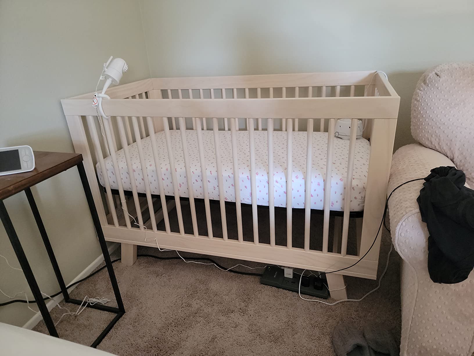 Babyletto Hudson 3-in-1 Convertible Baby Crib, Washed Natural | GREENGUARD Gold Certified Wooden Crib - Converts to Toddler Bed & Daybed - 4 Adjustable Mattress Heights - Easy to Assemble customer photo 2