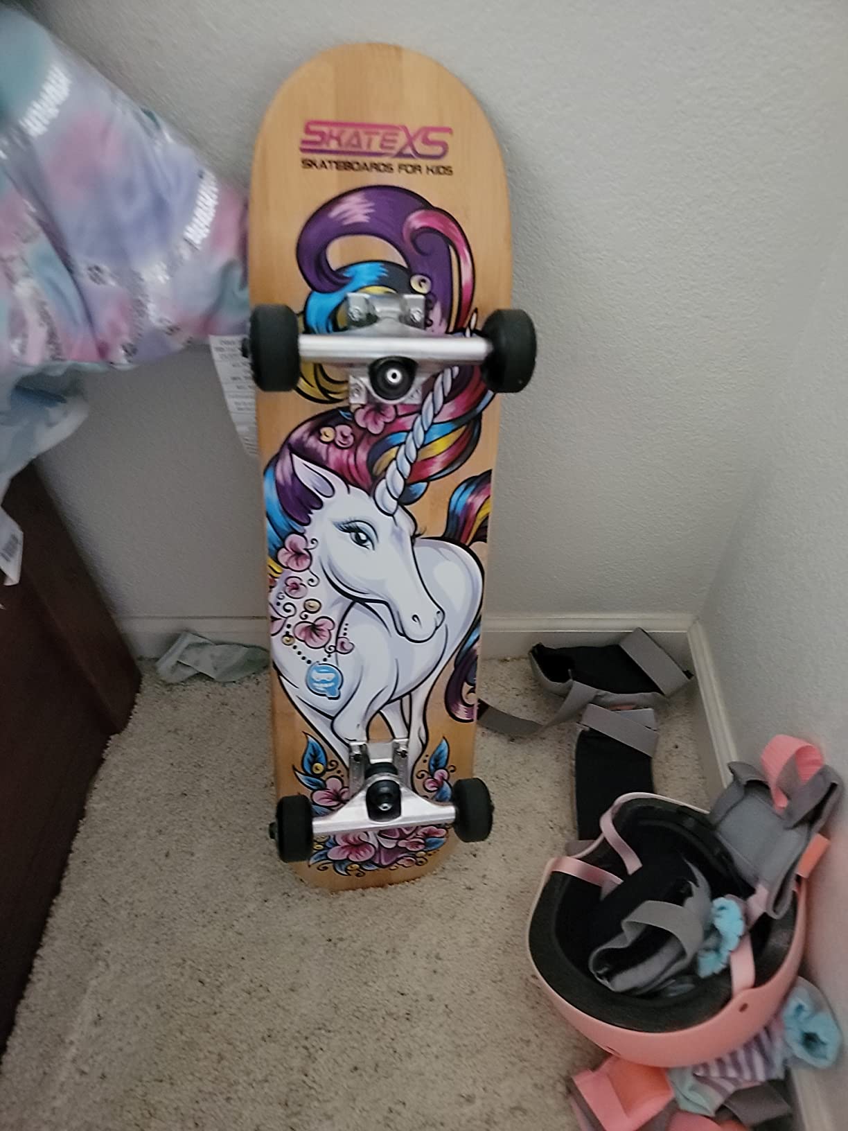 SkateXS Beginner Unicorn Girls Skateboard customer photo 1