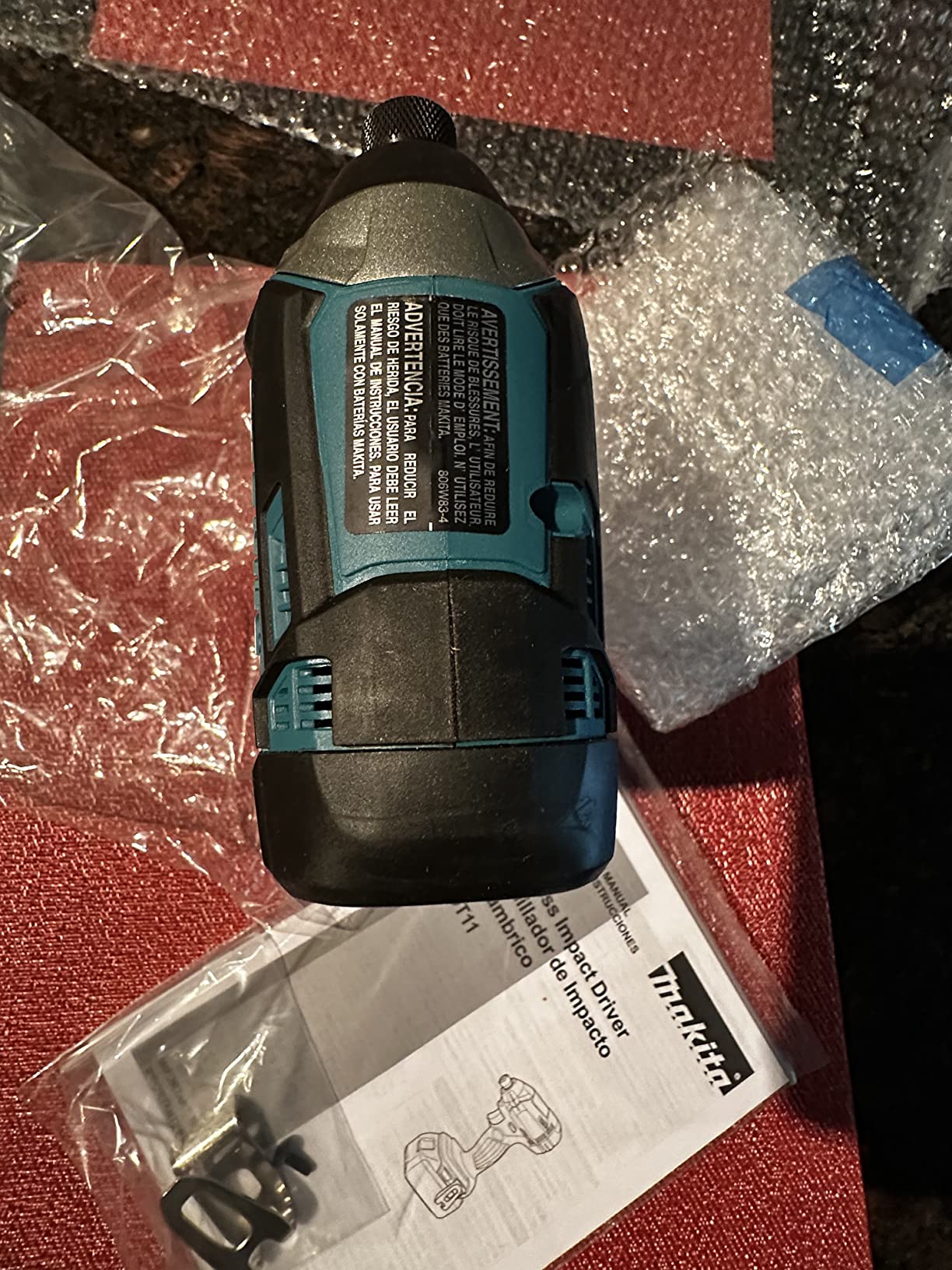 Makita XDT11Z 18V LXT Lithium-Ion Cordless Impact Driver, Tool Only customer photo 1