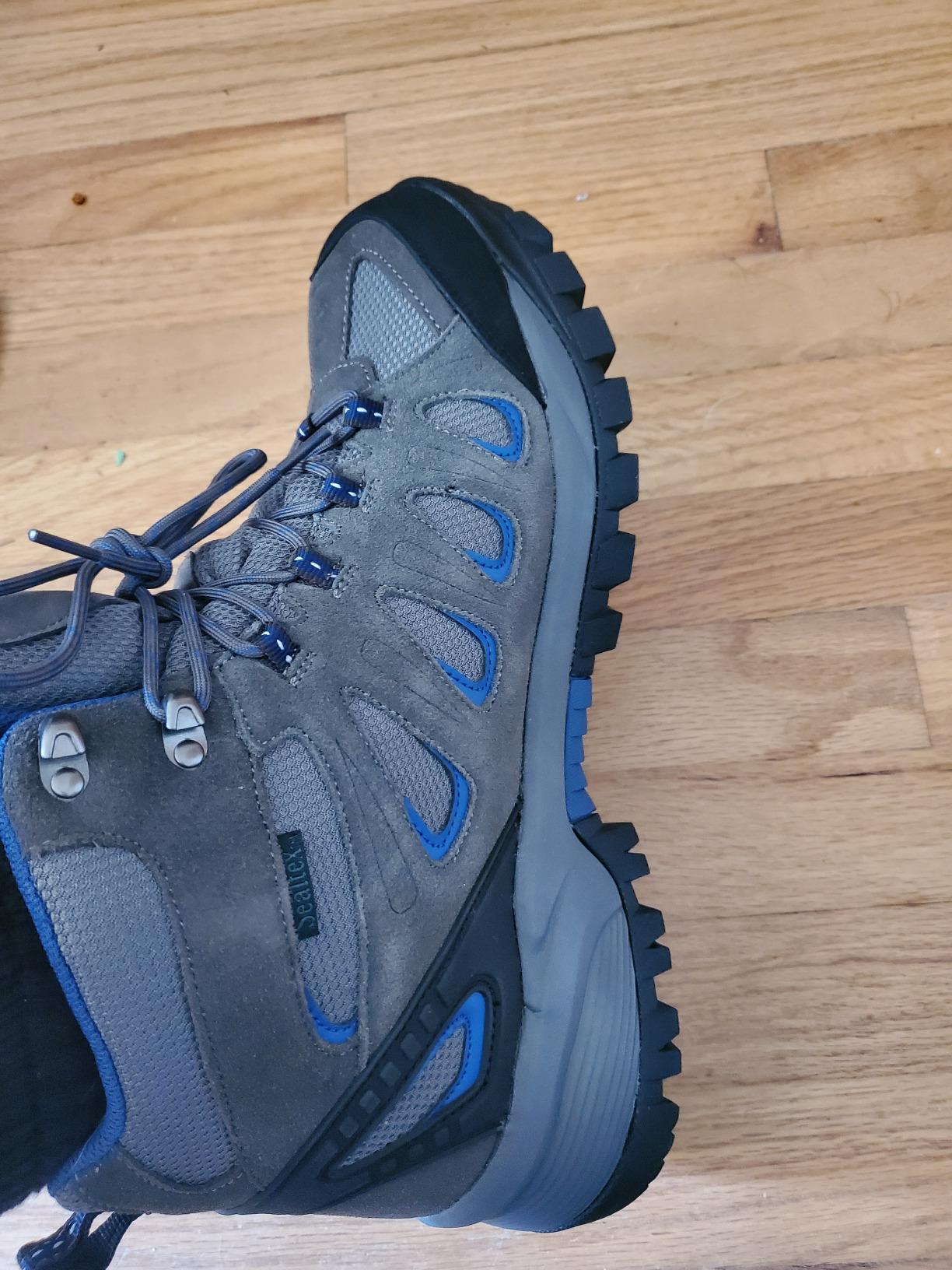Propet Mens Ridge Walker Round Toe Hiking Casual Boots Ankle - Black customer photo 1