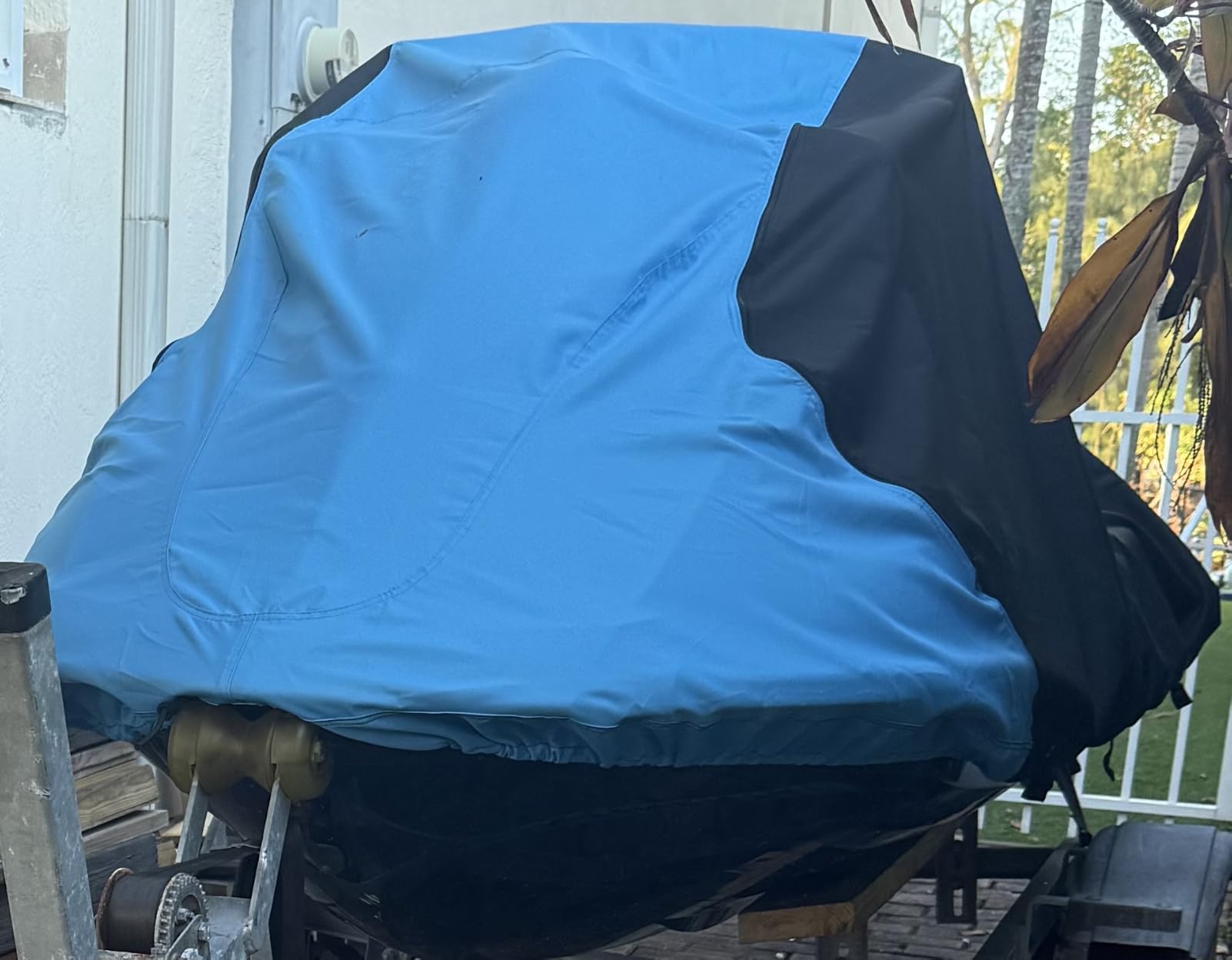 Jet Ski Cover Waterproof Gray/Black Fits 126