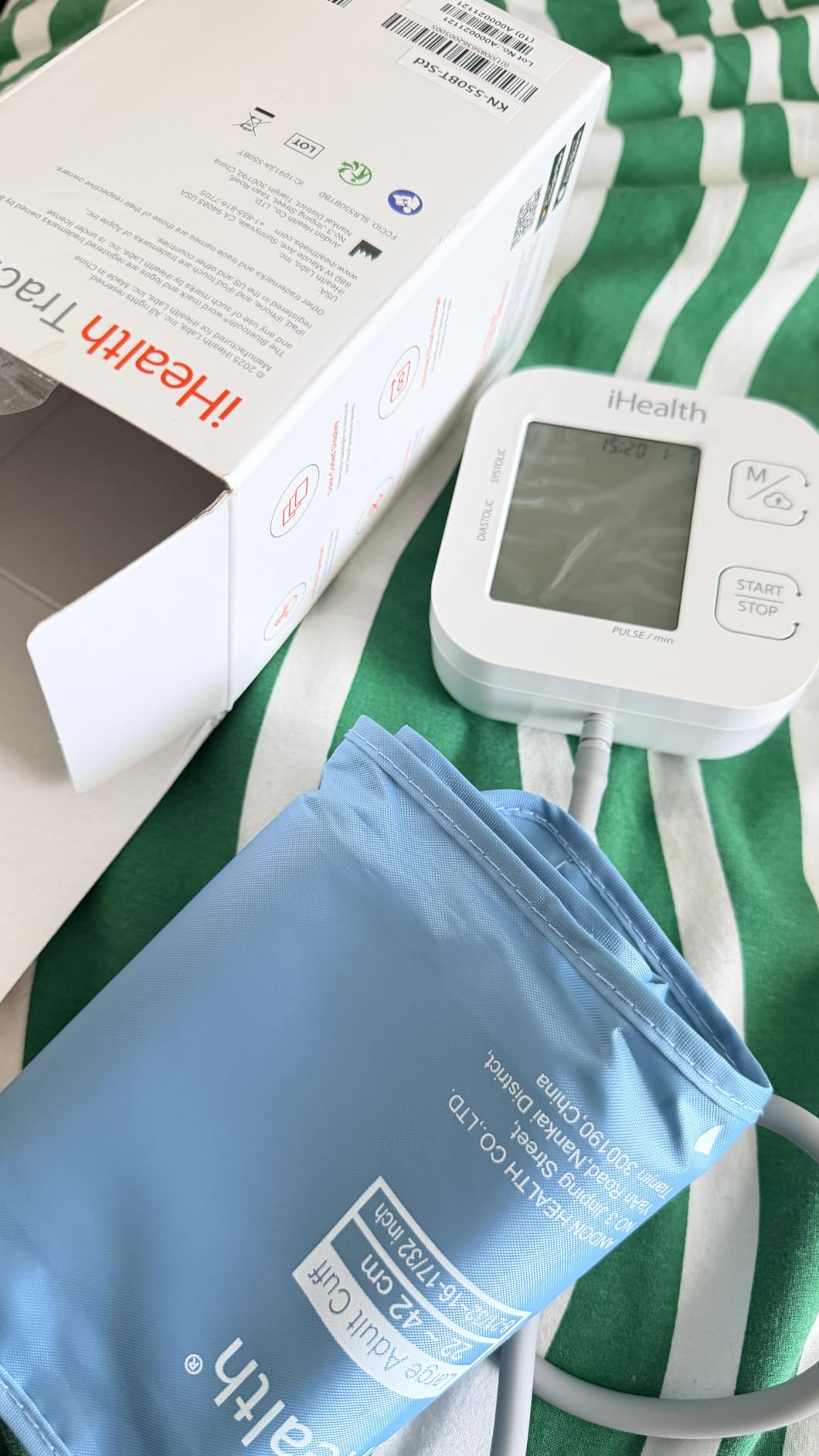 iHealth Track Smart Upper Arm Blood Pressure Monitor with Wide-Range Cuff customer photo 1