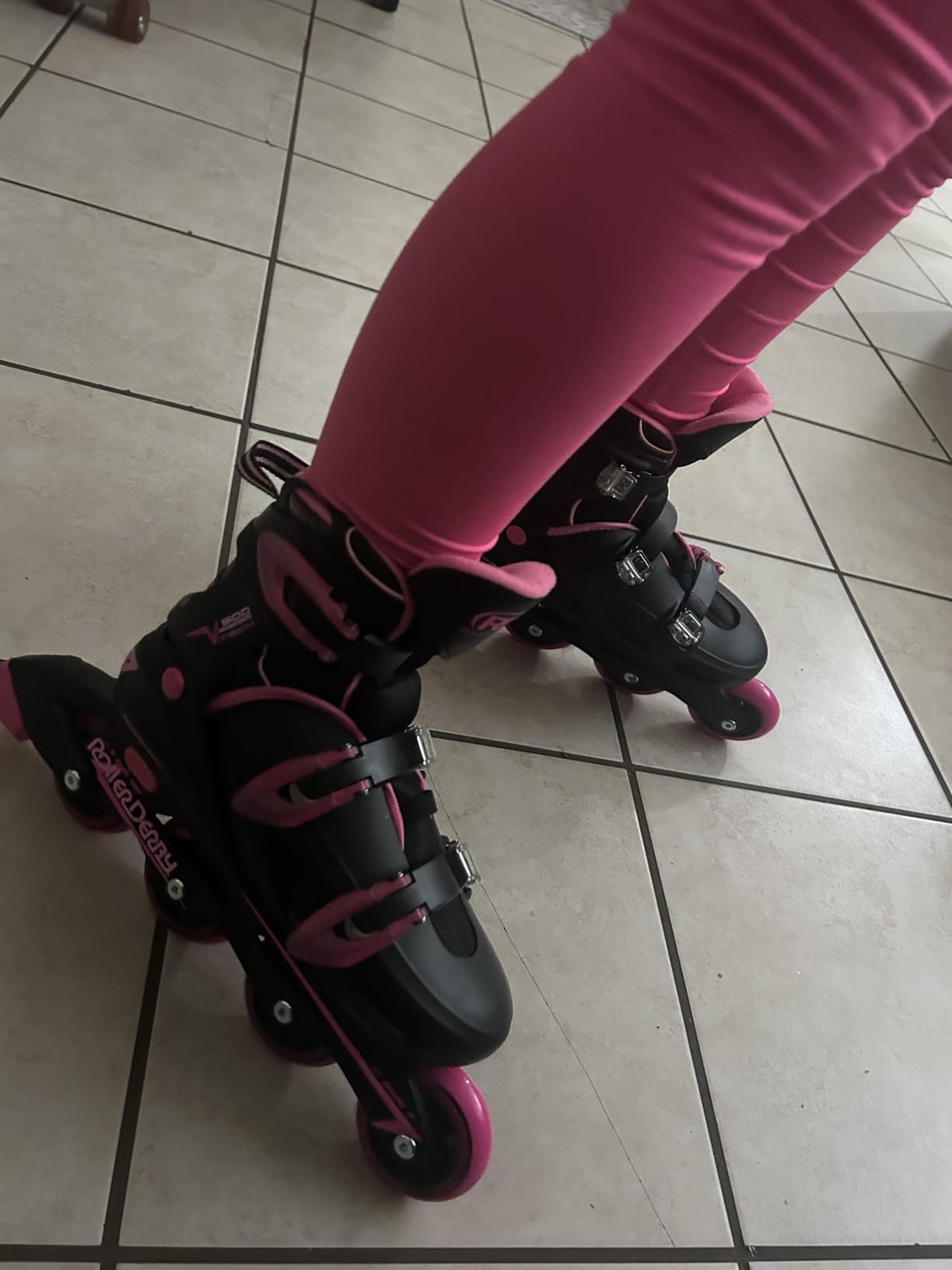 Roller Derby V-Tech 500 Adjustable Performance Inline Skates for Men, Women, Kids, Teens customer photo 2