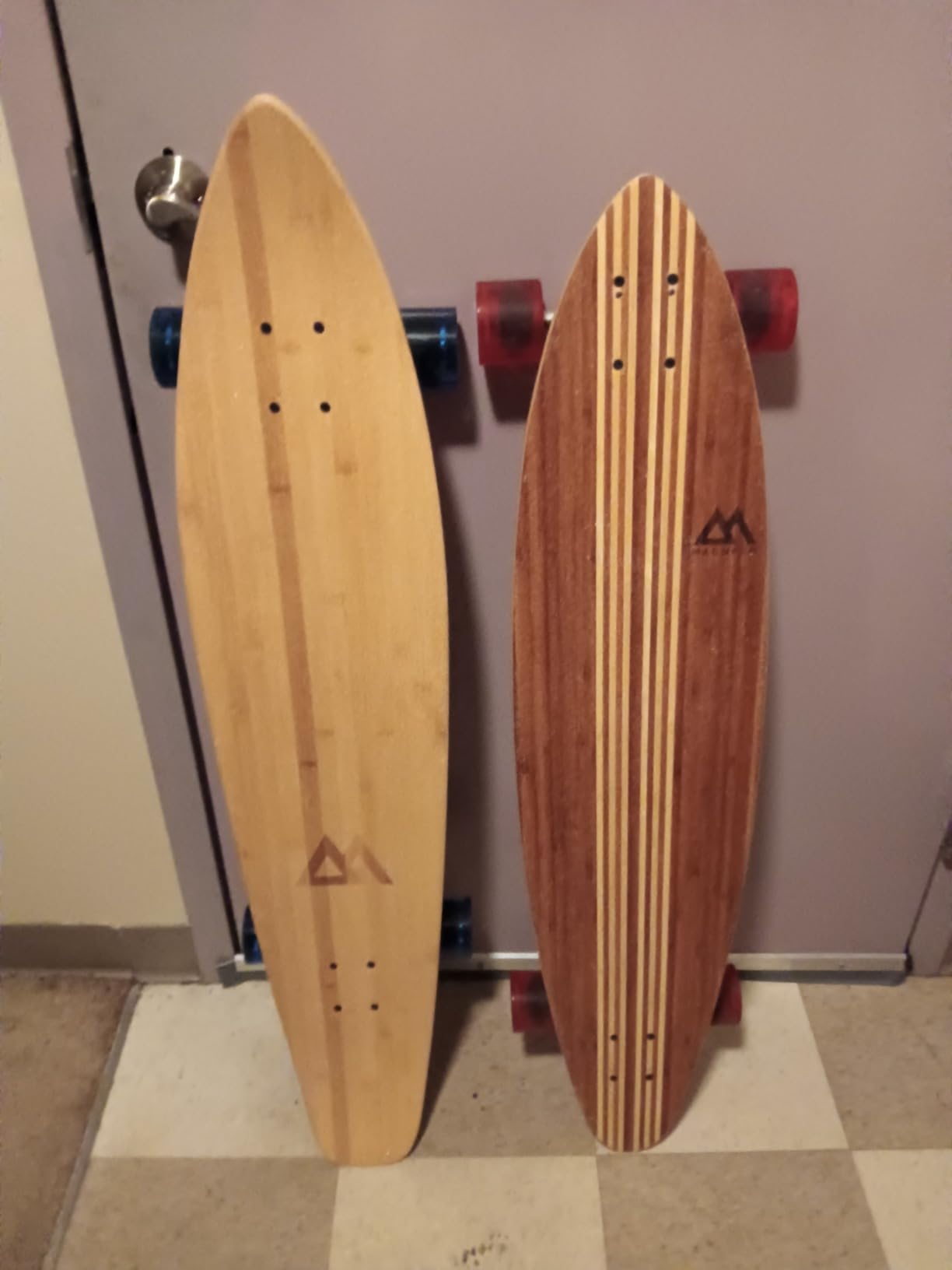 Magneto Longboards Bamboo Longboards for Cruising, Carving, Free-Style, Downhill and Dancing (Bamboo Drop & Fiberglass Through Longboard) customer photo 2