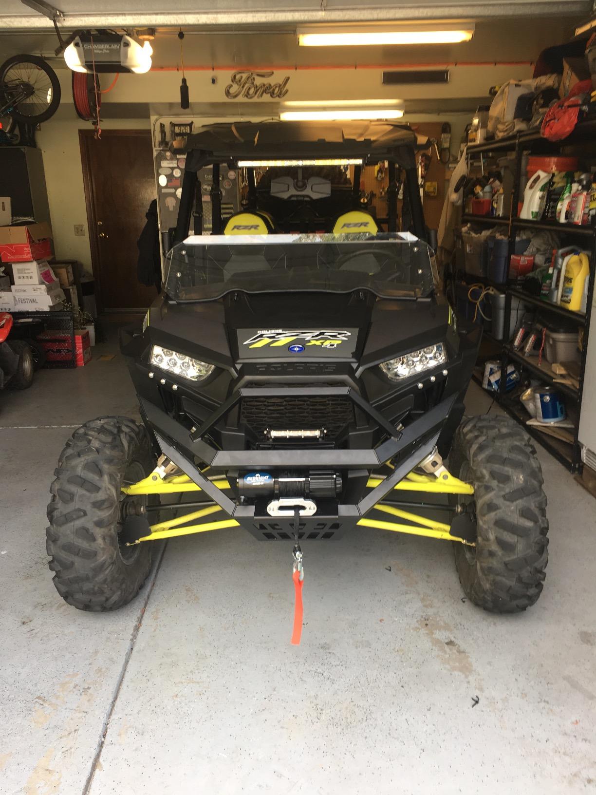 VIPER Midnight 4500lb ATV/UTV Waterproof Wireless Winch with 50 Feet of Black Synthetic Winch Rope. Designed by Motoalliance - a USA Powersports Company with 20+ Years of Offroad Experience customer photo 1