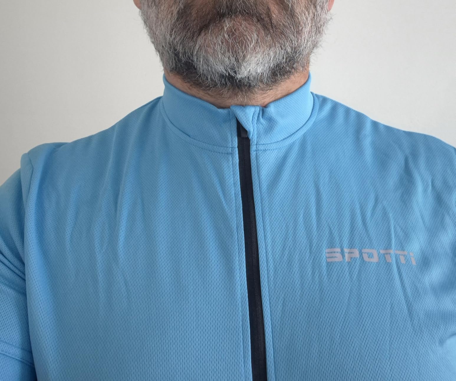 Spotti Men's Cycling Jersey Short Sleeve Half-Zip Bike Shirt, 4 Pockets customer photo 2