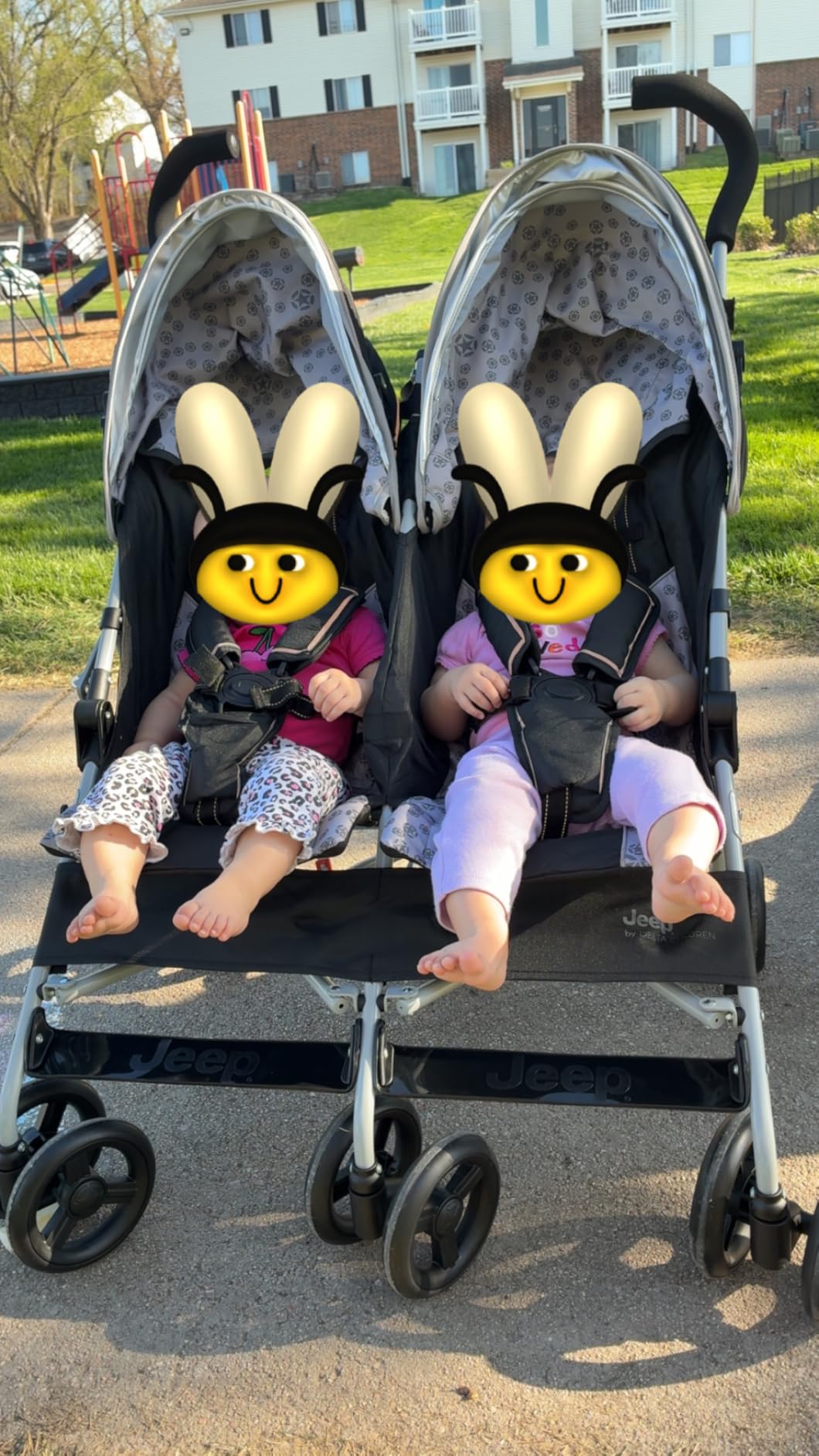 Jeep Scout Double Stroller, Charcoal Galaxy customer photo 1
