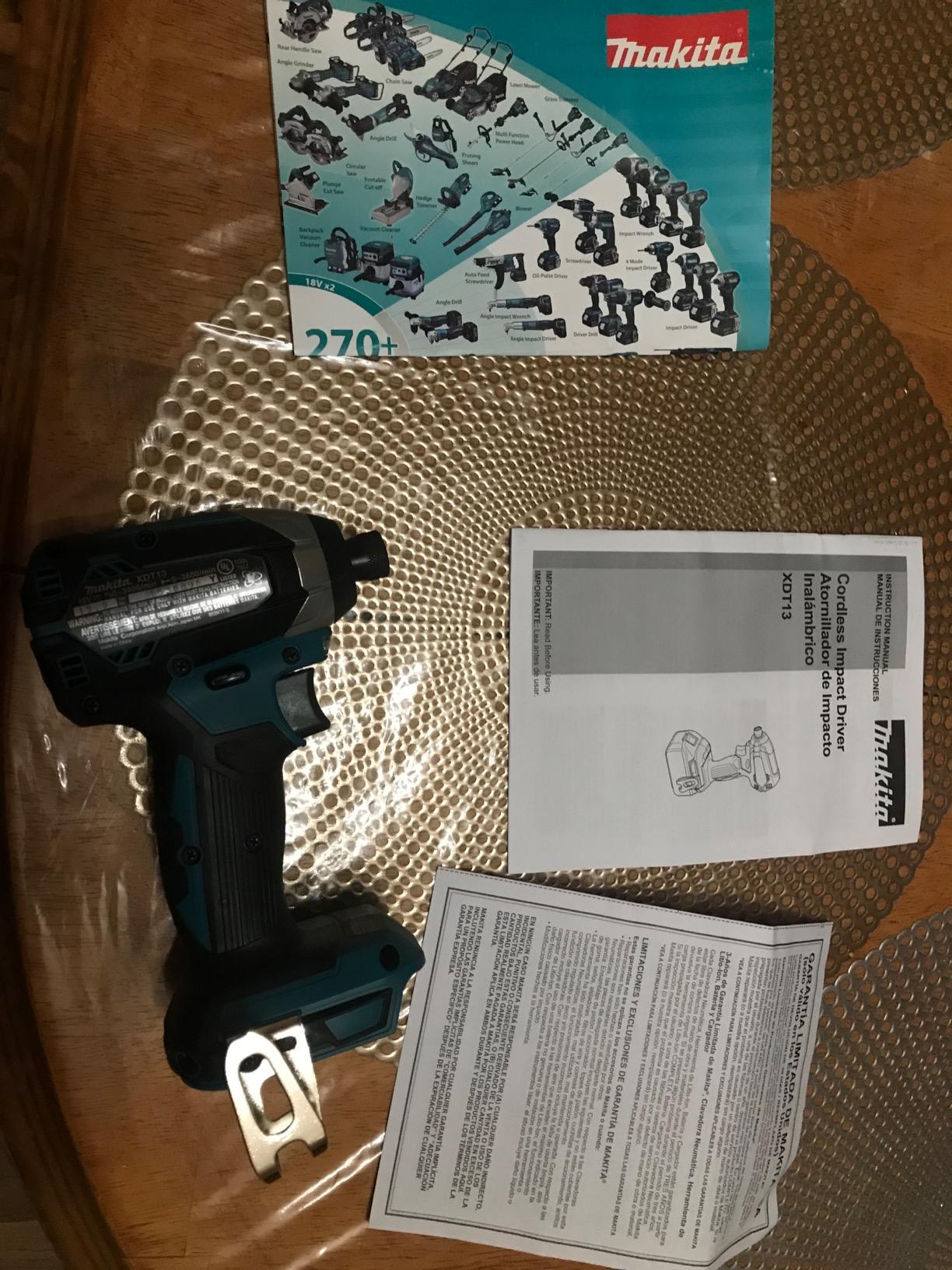 Makita XDT13Z 18V LXT Lithium-Ion Brushless Cordless Impact Driver, Tool Only customer photo 1