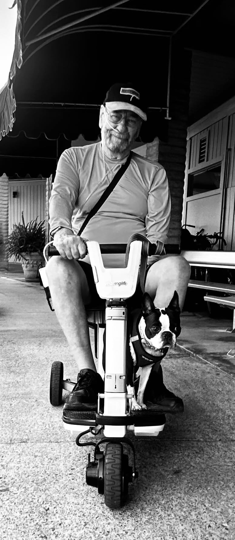 ATTO Folding Travel Powered Mobility Scooter by MovingLife, Full-Size Portable Electric Scooter, Lightweight Lithium Battery, Airline Approved customer photo 2
