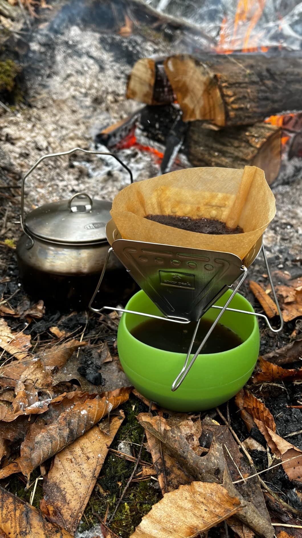 Snow Peak Portable Coffee and Tea Essentials, Stainless Steel, Grinder customer photo 1