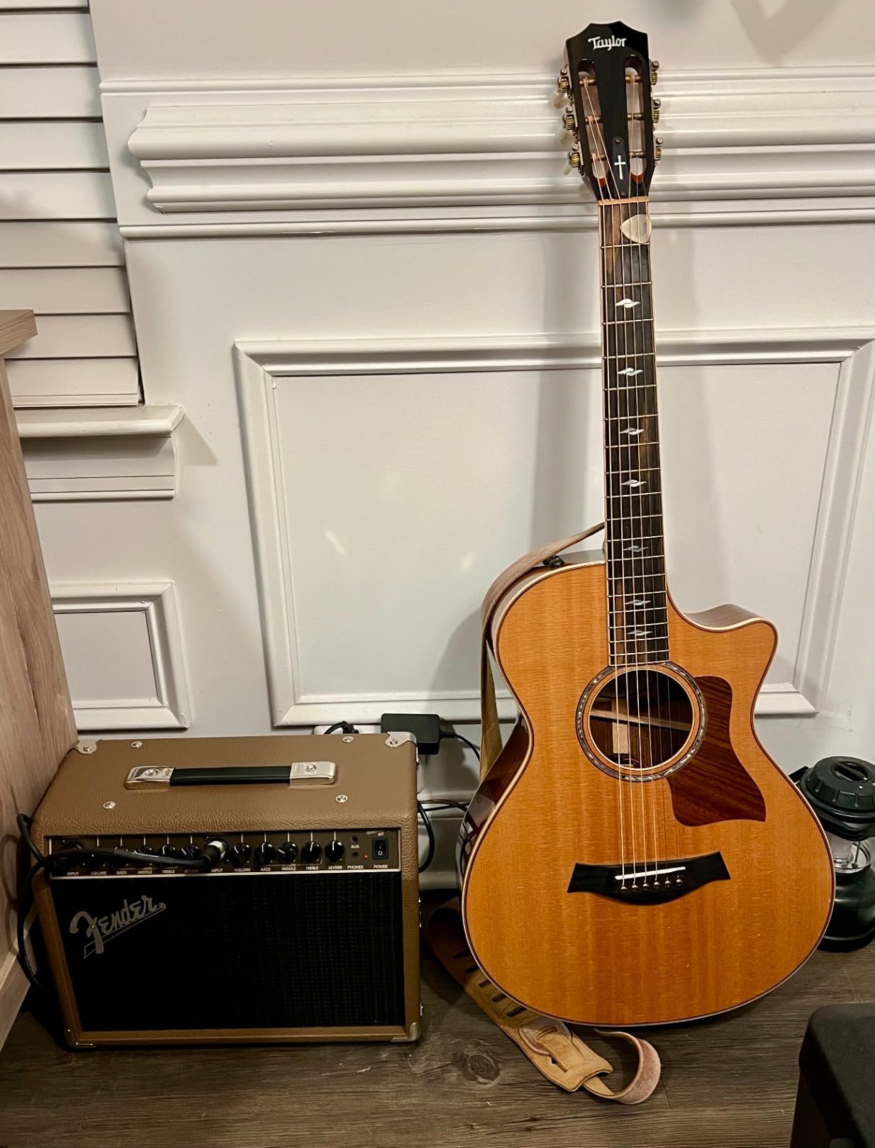 Fender Acoustasonic 40-Watt Acoustic Guitar Amplifier - Portable Amp Combo with Dual 6.5