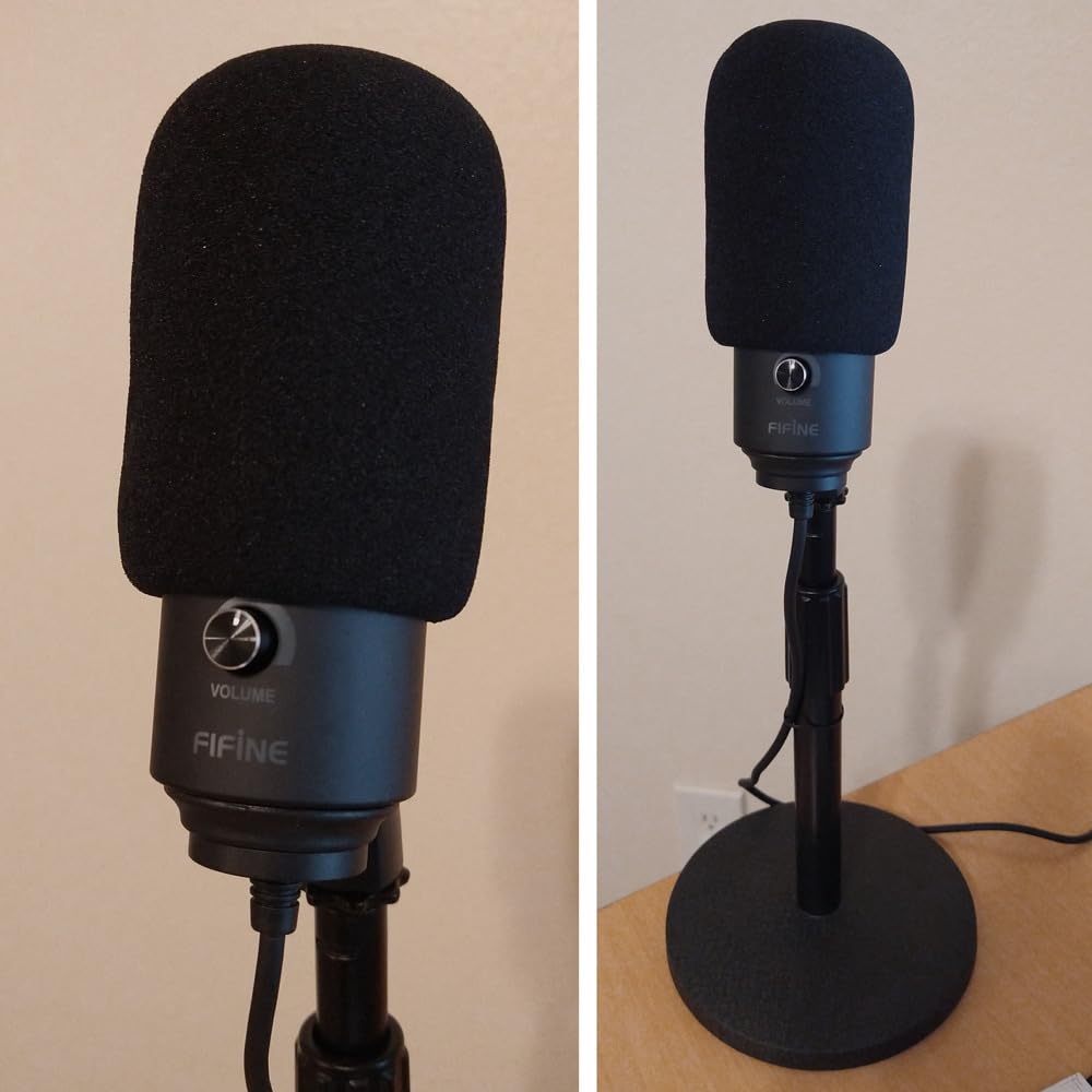 FIFINE K669B USB Microphone, Condenser Recording Mic for Vocals, Metal Cardioid Laptop Mic customer photo 1