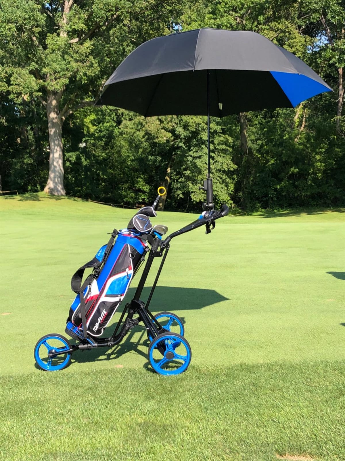 Qwik-Fold - 3-Wheel Golf Push Cart customer photo 2
