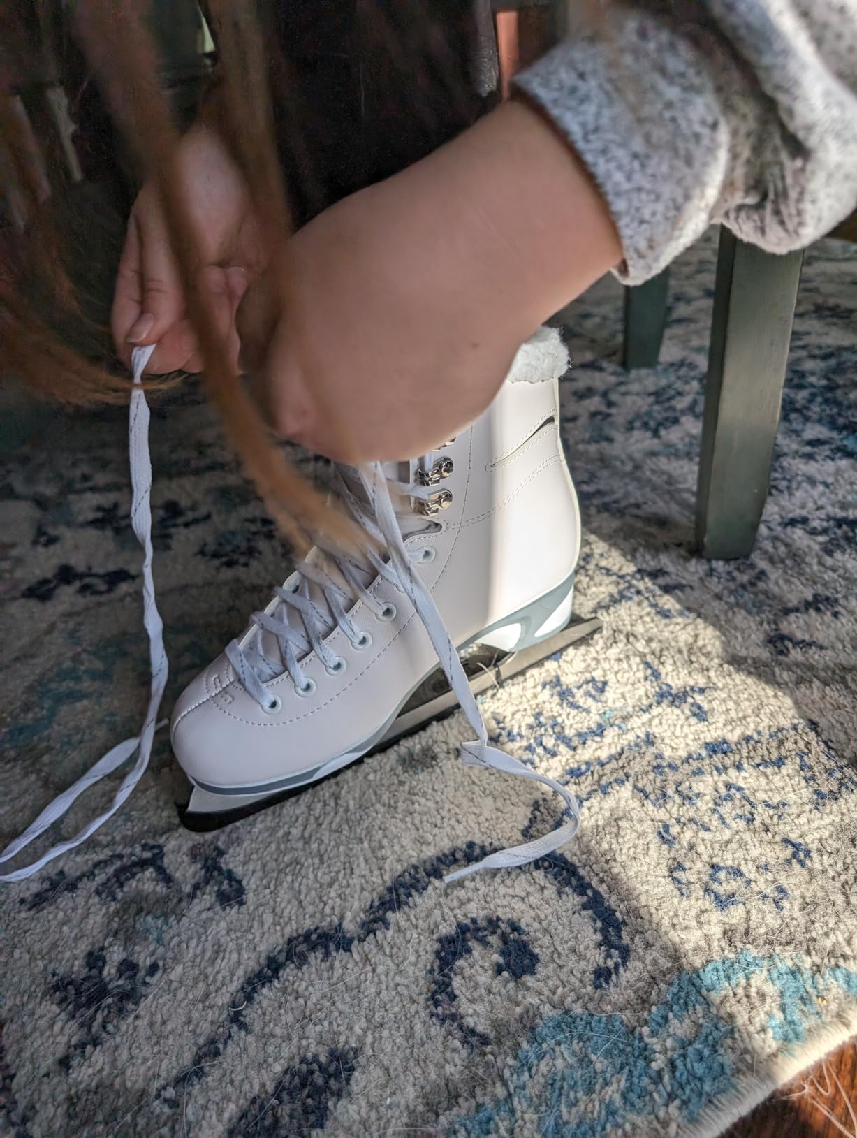 Jackson Figure Ice Skates JS180 / JS181 / JS184 - for Women and Girls | Comfortable Figure Skates for Ice Skating & Recreational Figure Skating, Ice Skates for Kids/Toddler Ice Skates-Medium Width customer photo 1