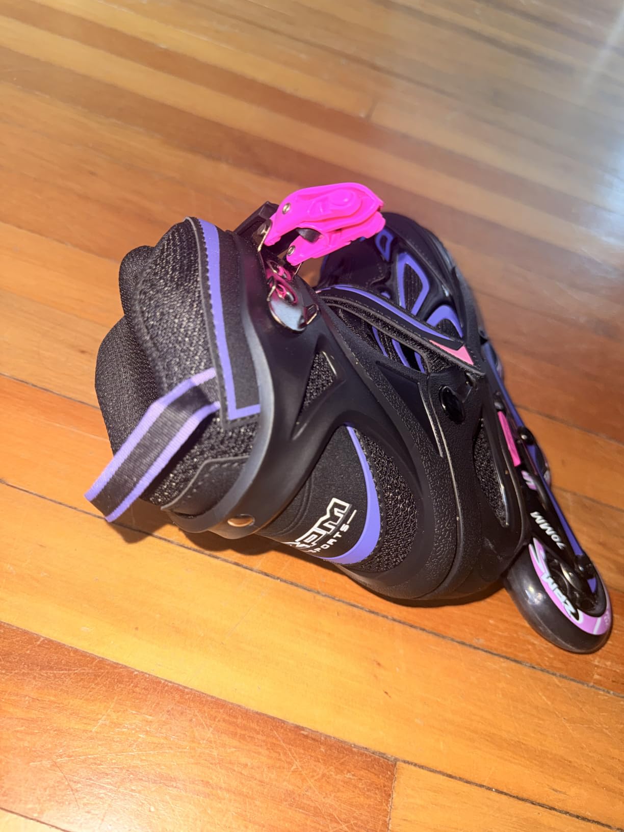 2PM Sports Vinal Girls Adjustable Flashing Inline Skates, All Wheels Light Up, Fun Illuminating Skates for Kids Men Adult Women and Boys customer photo 2