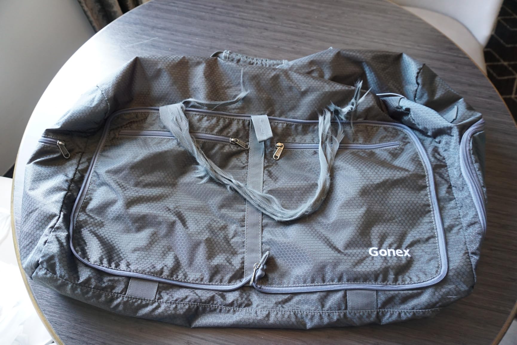 Gonex 100L Foldable Travel Duffle Bag with Shoe Compartment, Lightweight customer photo 1