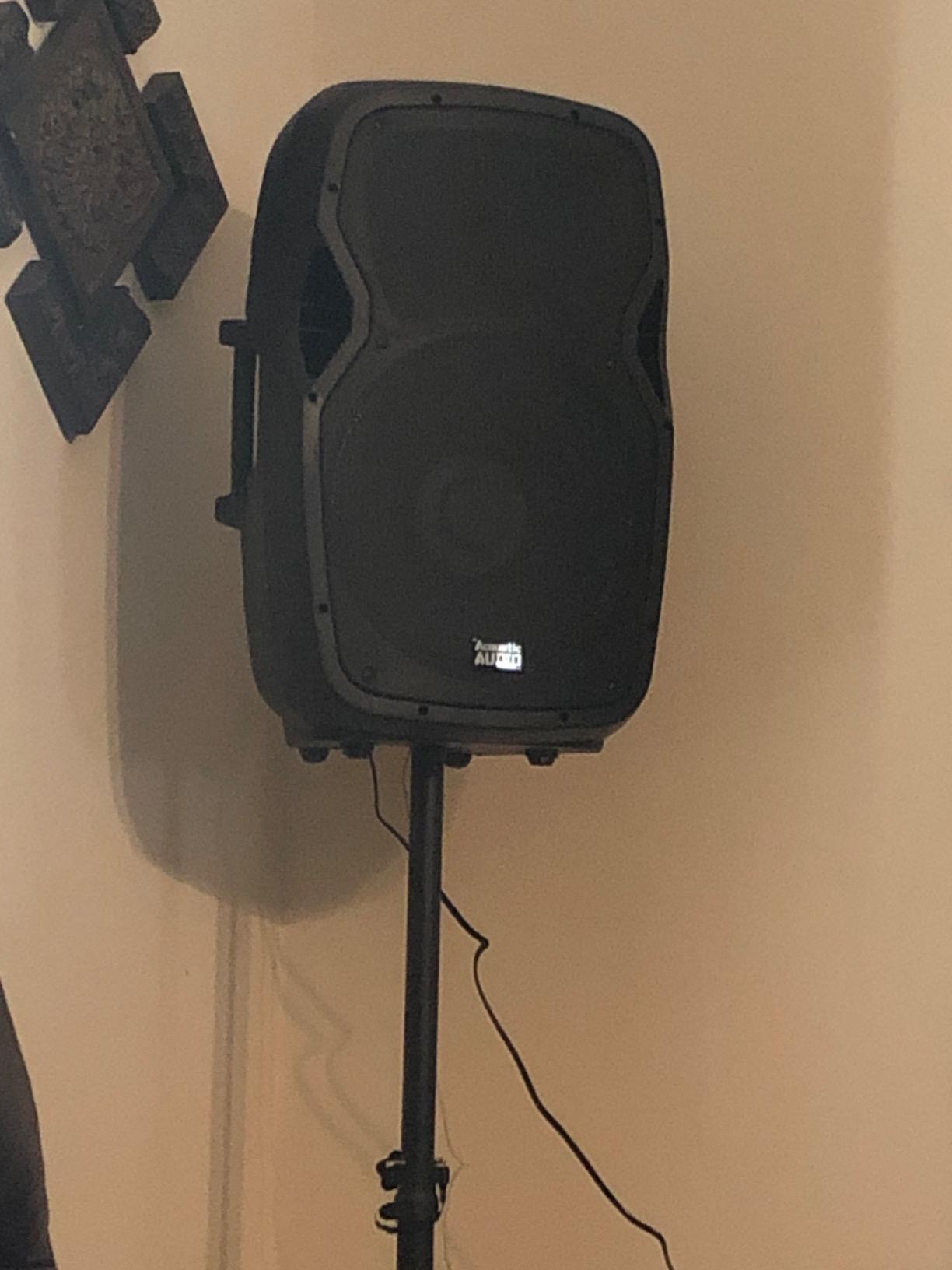 Acoustic Audio by Goldwood 1000W Bluetooth PA Speaker with LED, Mic & Stand customer photo 1