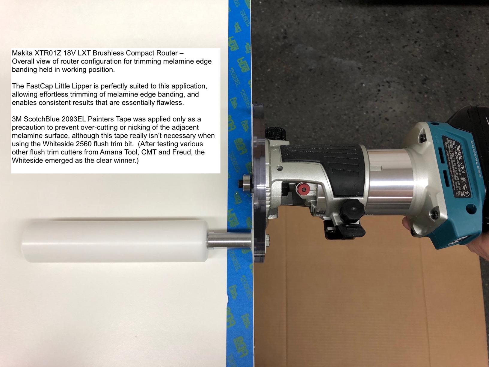 Makita XTR01Z 18V LXT Lithium-Ion Brushless Cordless Compact Router customer photo 2