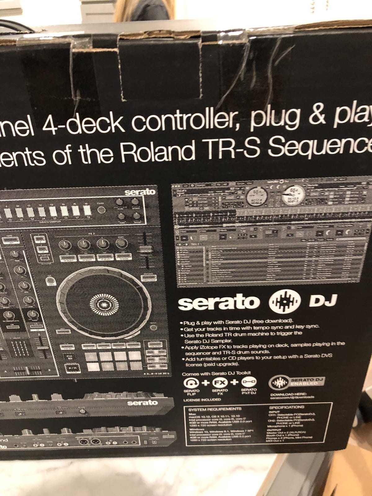 Roland DJ-505 Two-Channel Four-Deck Serato DJ Controller | The DJ-505 gives you the tools to move beyond mixing music customer photo 2