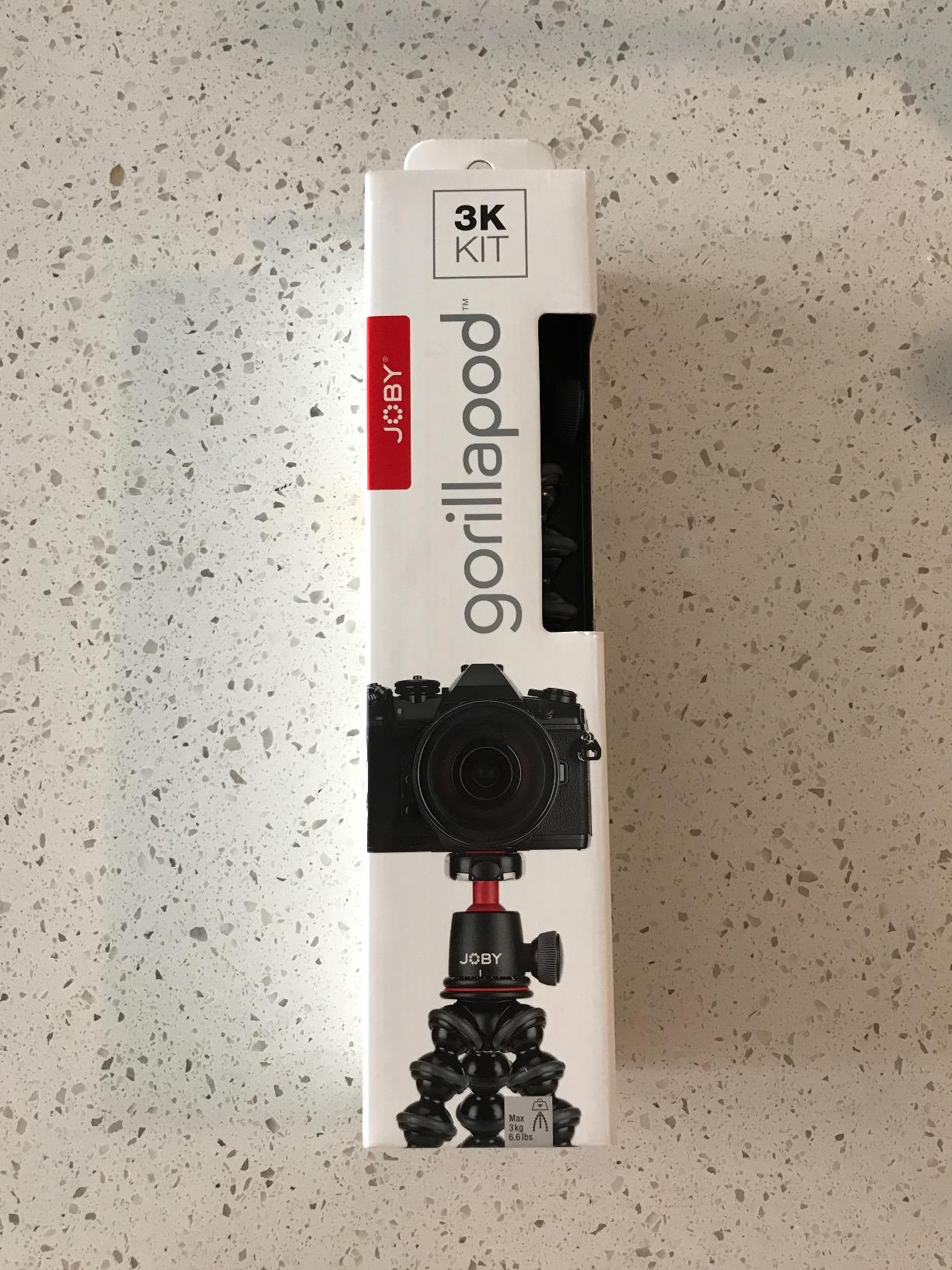 Joby GorillaPod 3K Flexible Mini-Tripod with Ball Head Kit for DSLR and Mirrorless Cameras customer photo 2