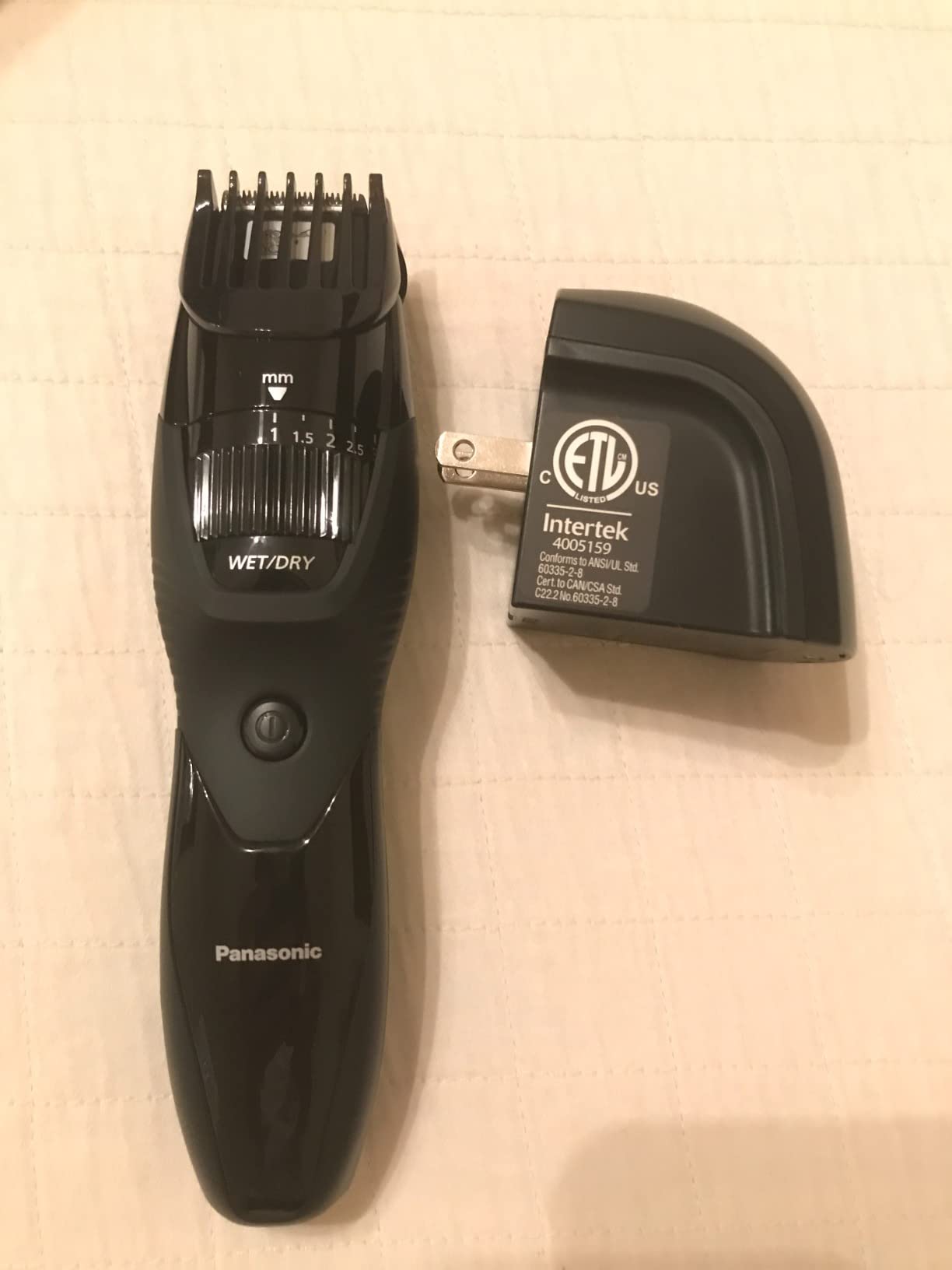 Panasonic Cordless Beard Trimmer for Men with Precision Dial, 19 Adjustable Length Settings, Rechargeable Battery, Washable, Birthday Gifts for Men, ER-GB42-K (Black) customer photo 1