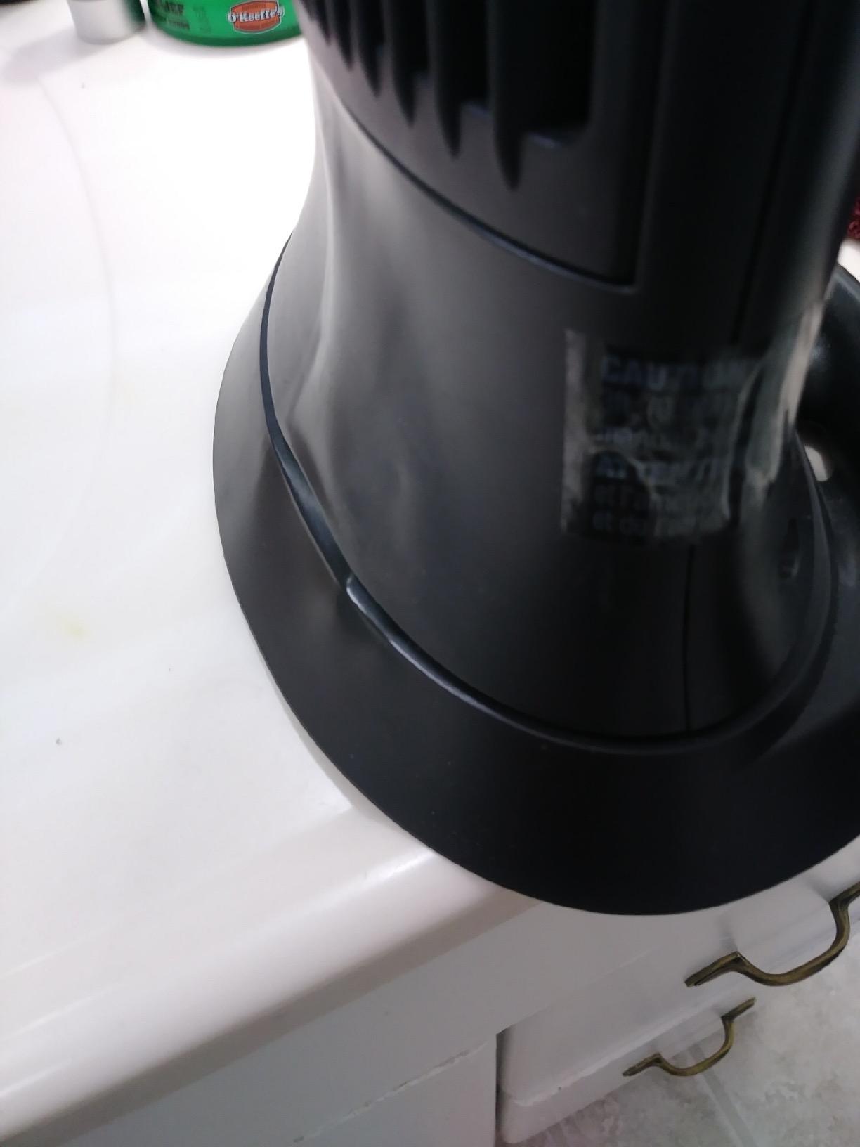 Honeywell Slim Ceramic Tower Heater, Large Room, Black customer photo 2