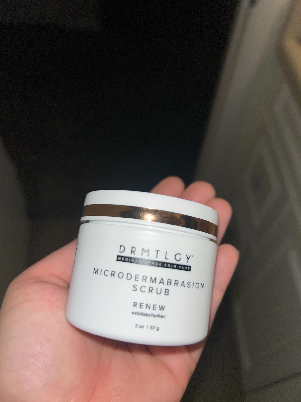 DRMTLGY Microdermabrasion Scrub | Gentle Facial Exfoliating Scrub customer photo 2