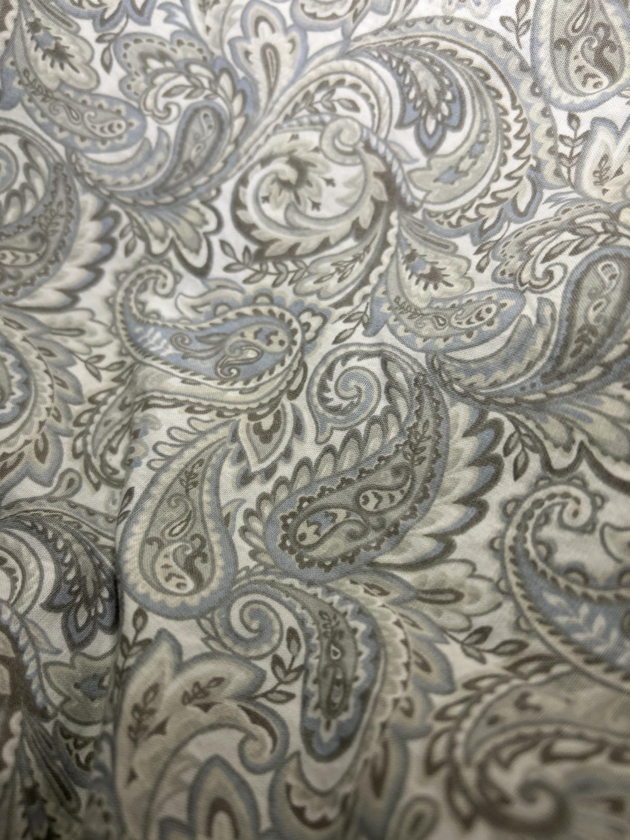 Comfort Spaces 100% Cotton Percale Sheets Queen Size 4 Piece, Paisley Multi customer photo 1