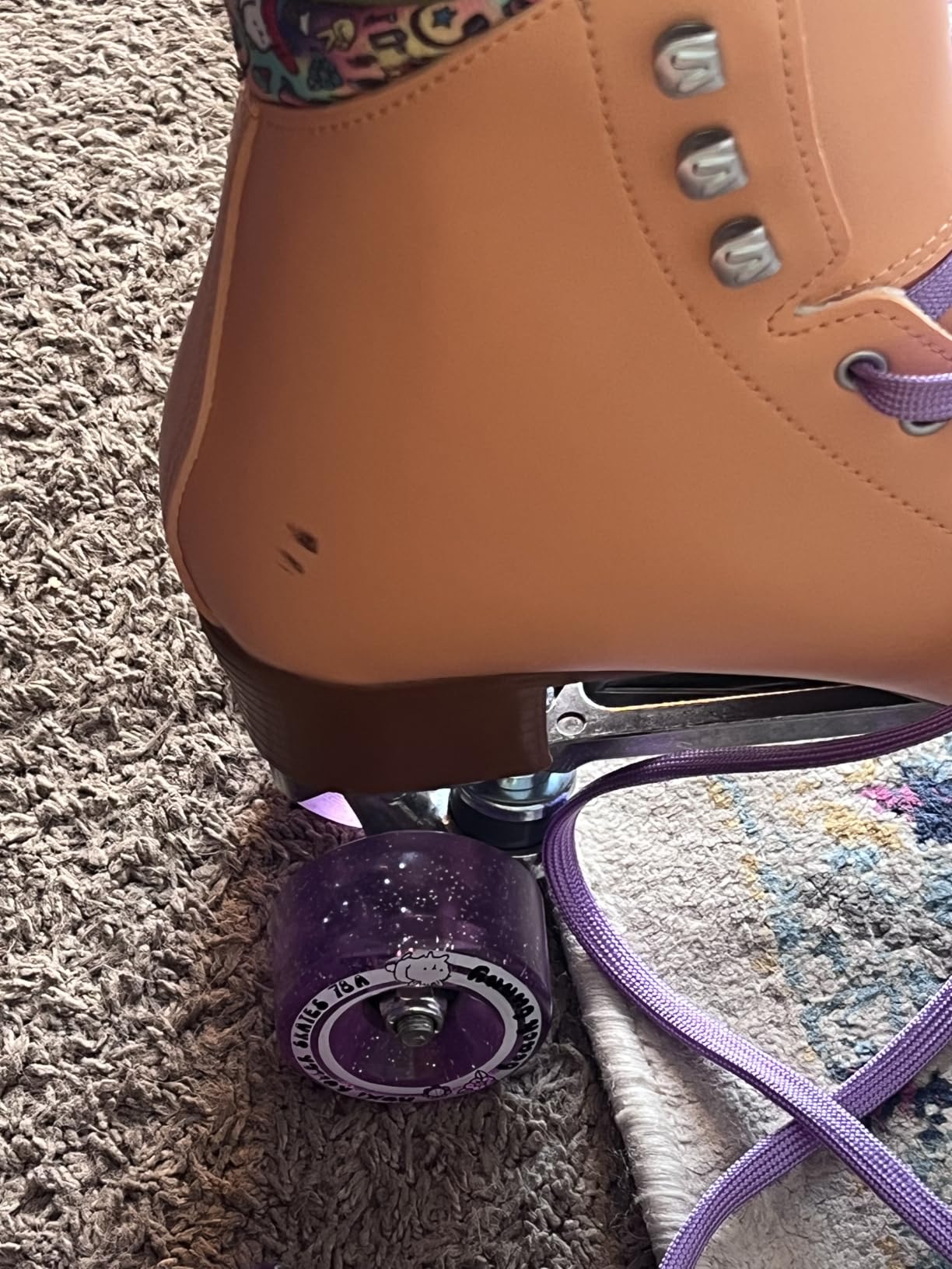 Moxi Beach Bunny Roller Skates for Women - Colorful, Precision-Fit Skate with High-Rebound Wheels, Moisture-Wicking Lining & Padding, Roller Skates customer photo 2