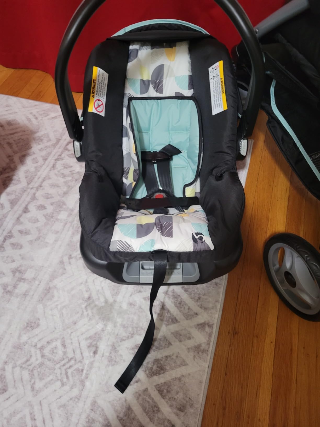 Baby Trend EZ Ride 35 Travel System Stroller & Infant Car Seat, Doodle Dots | Lightweight and Foldable Compact Design with One Hand Fold and Adjustable Handle customer photo 1
