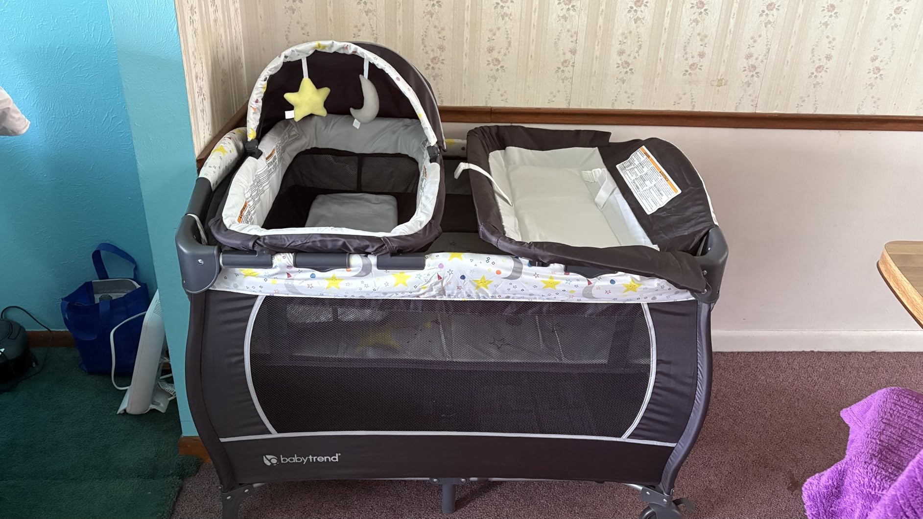 Baby Trend Lil' Snooze Deluxe II Nursery Center, Twinkle Twinkle Little Moon customer photo 1