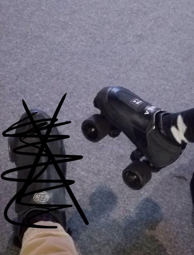 VNLA Junior Stealth Jam Skates for Men and Women - Indoor Roller Skates | Come with Vanilla Genuine Backspin (62mm, 95A hardness) - Reaction ABEC-9 Bearings and Premium Aluminum Trucks customer photo 2