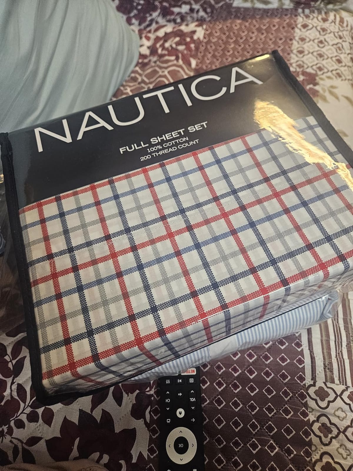 Nautica - Queen Cotton Percale Sheet Set with Matching Pillowcases customer photo 2