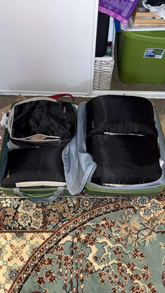 Gonex Compression Packing Cubes, 4-Piece Expandable Travel Organizers | Double-Zip Compression, Space-Saving Design, Ripstop Fabric, Carry-On & Backpack Friendly, Family & Business Travel customer photo 2
