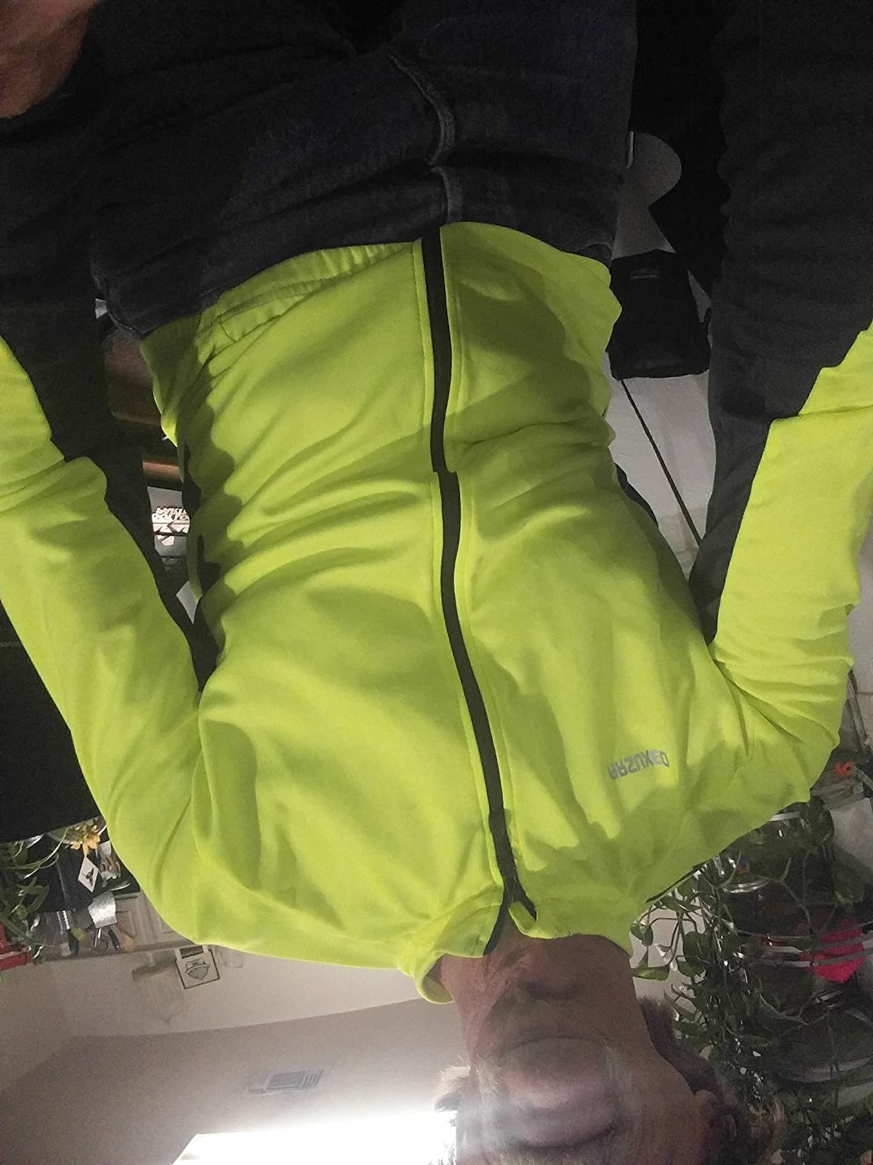 ARSUXEO Men's Full Zipper Long Sleeves Cycling Jersey Bicycle BikingBike Shirt 6030 customer photo 2