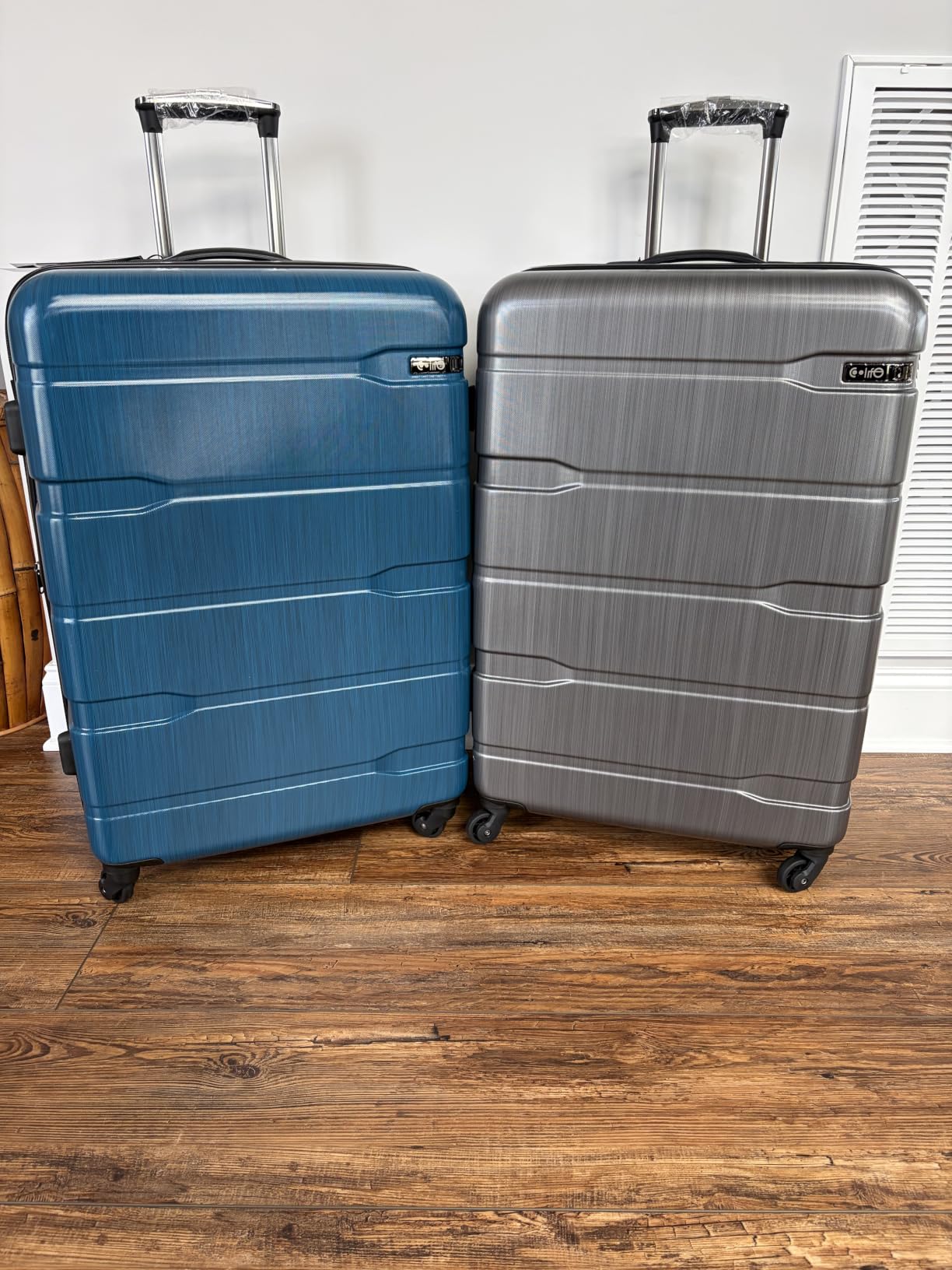 Coolife Large Checked Luggage Hardside Suitcase with Spinner Wheels, 28in customer photo 2