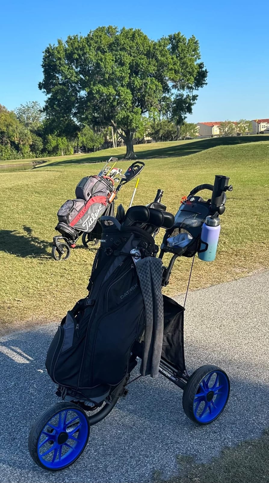 Caddytek CaddyTek EZ-fold 3 Wheel Golf Push Cart Version 8 customer photo 2