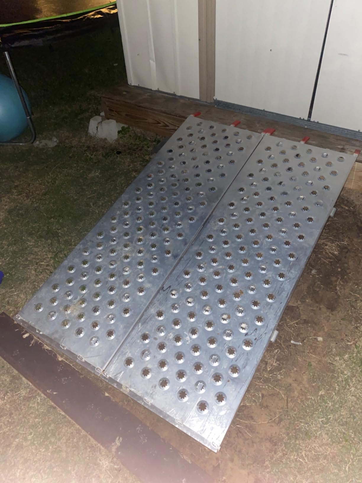 Black Widow Aluminum Punch-Plate Bi-Fold ATV Ramp, 1,500 lb, 6 Ft x 44 in customer photo 1