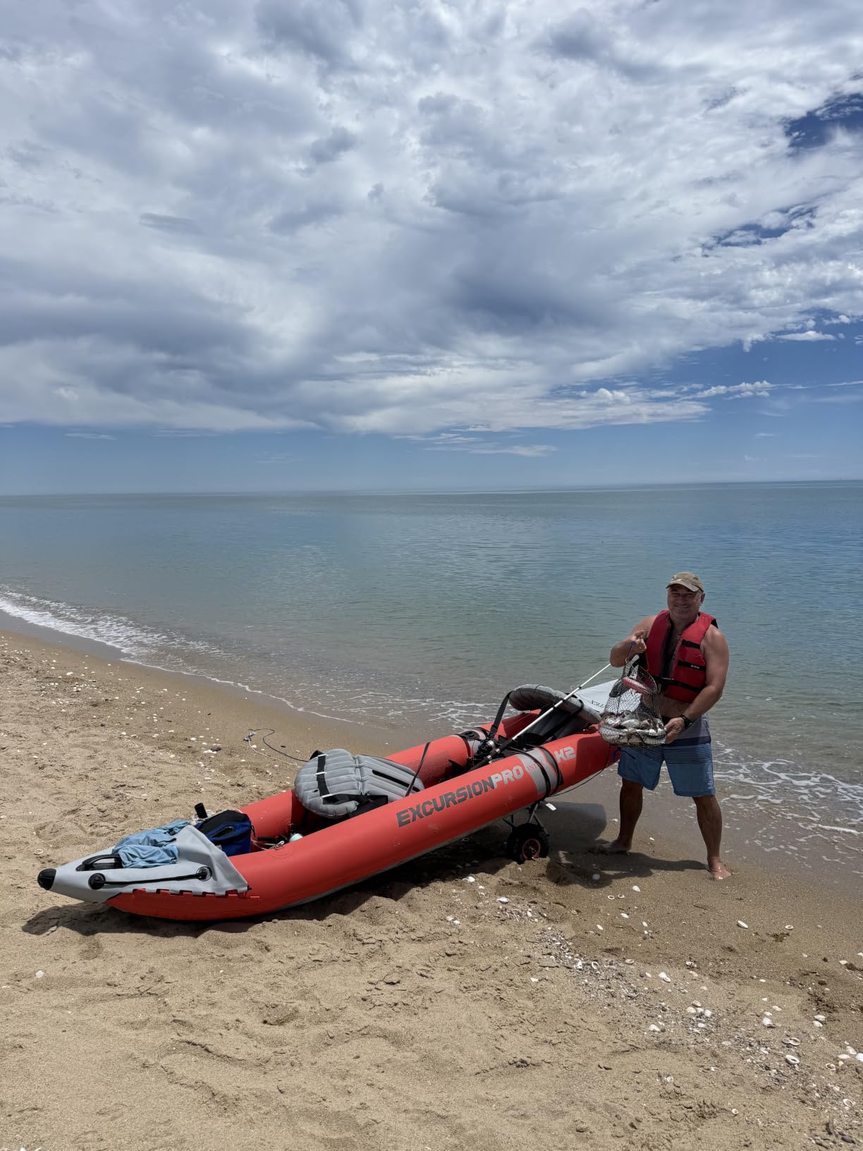 INTEX Excursion Pro K2 Inflatable Kayak 2-Person Set with Paddles & Pump customer photo 2