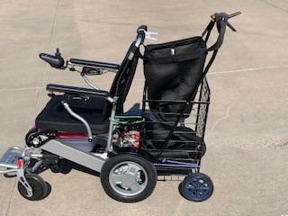Porto Mobility Ranger Discovery Lightweight Foldable Weatherproof Exclusive Electric Wheelchair, Portable, Brushless Powerful Motors, Dual Battery, All Terrain (Silver, Standard) customer photo 1