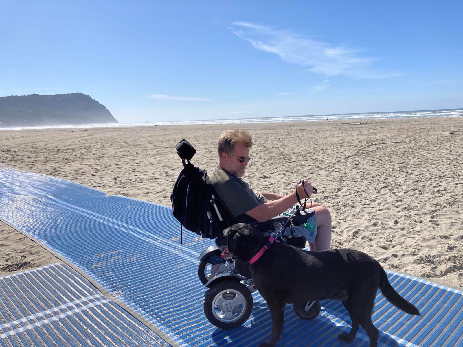 Porto Mobility Ranger Discovery Lightweight Foldable Weatherproof Exclusive Electric Wheelchair, Portable, Brushless Powerful Motors, Dual Battery, All Terrain (Silver, Standard) customer photo 2