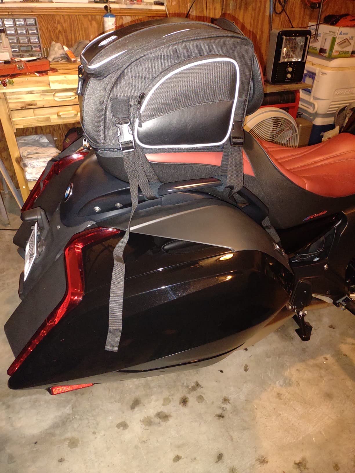 Nelson-Rigg Route 1 Weekender Backrest/Sissy Bar Rack Bag; Fits Harley Davidson, Indian, Yamaha & Suzuki Motorcycles customer photo 1