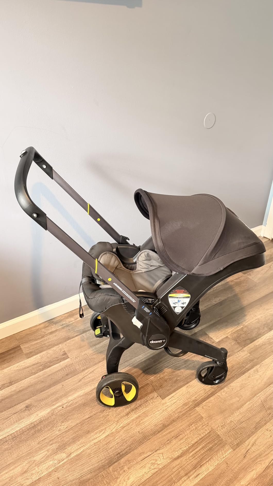 Doona Car Seat & Stroller, Nitro Black - All-in-One Travel System customer photo 1